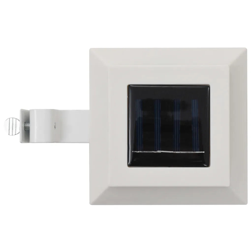 Lampade Solari da Esterno 12 pz LED Quadrate 12 cm Bianche CFW4858424