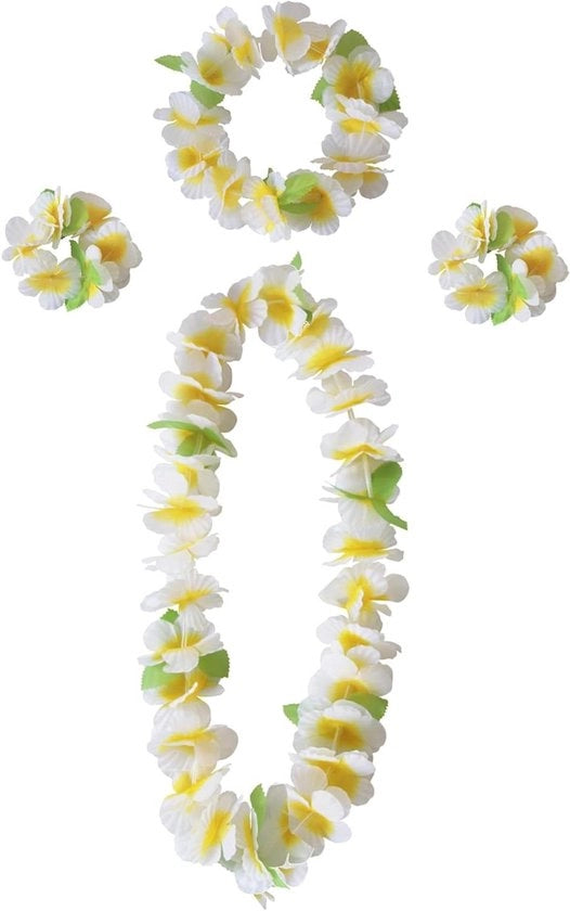 Collane floreali catenelle per capelli bracciali hula lei per matrimonio cheerleading calcio attività sportive divertenti