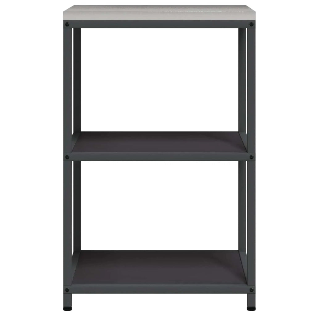 Pensile da cucina | Stoccaggio in cucina HATTEM Nero 60 x 50 x 92 cm Acciaio