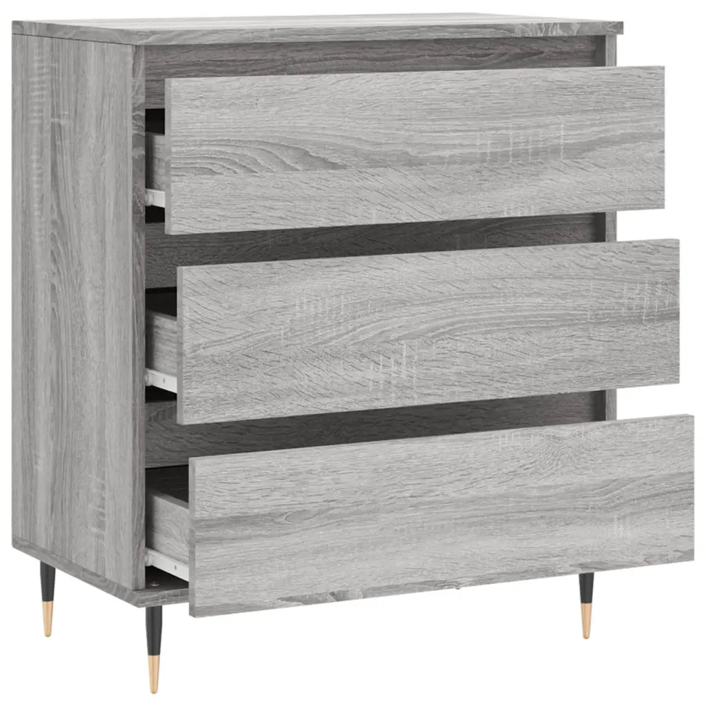 Credenza | Madia | Buffet da pranzo | Armadio da pranzo Grigio Sonoma 60x35x70 cm in Legno Multistrato