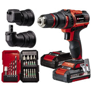 Trapano Avvitatore a Batteria TE-CD 18-45 3X-Li 22 (2x2,0 Ah)  - Set punte e bit da 22 pezzi
