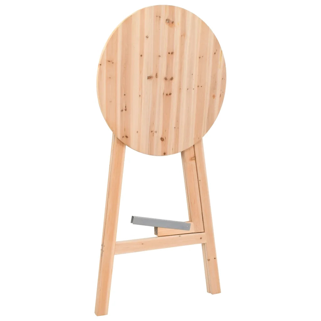 Tavolino da Bar Pieghevole 78 cm in Legno di Abete cod mxl 62567