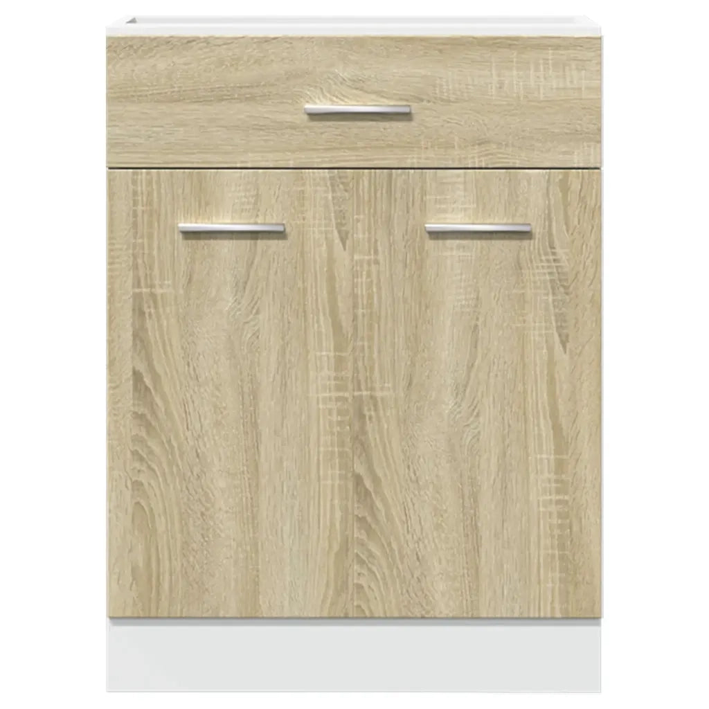 vidaXL Armadio Inferiore Cassetto “Lyon” Rovere Sonoma 60x46x81,5