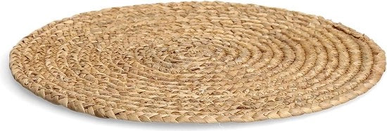 Tavolino con Fiori d'Acquilegia Naturale, Diametro 38 cm, Decorazione da Tavola