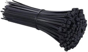Cinture per cavi 5x300mm - Nero - Plastica - Fermo ritaglio - 250 pezzi - Materiale Nylon - Cinture per cavi