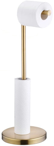 Toiletrolhouder in stile liberty, houder perimetrale per toilette in acciaio inox 304, finitura lucida gialla