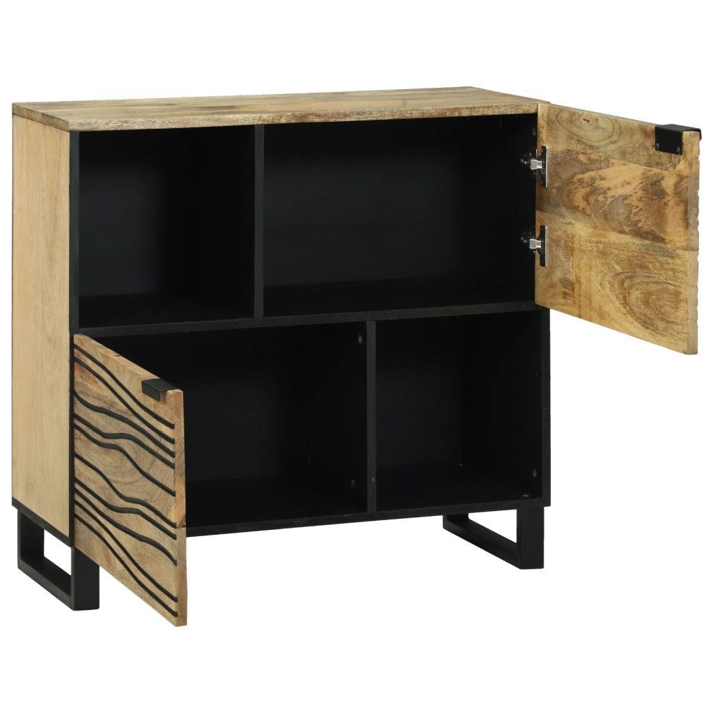 Mobile 80x33.5x75 cm in Legno Massello di Mango