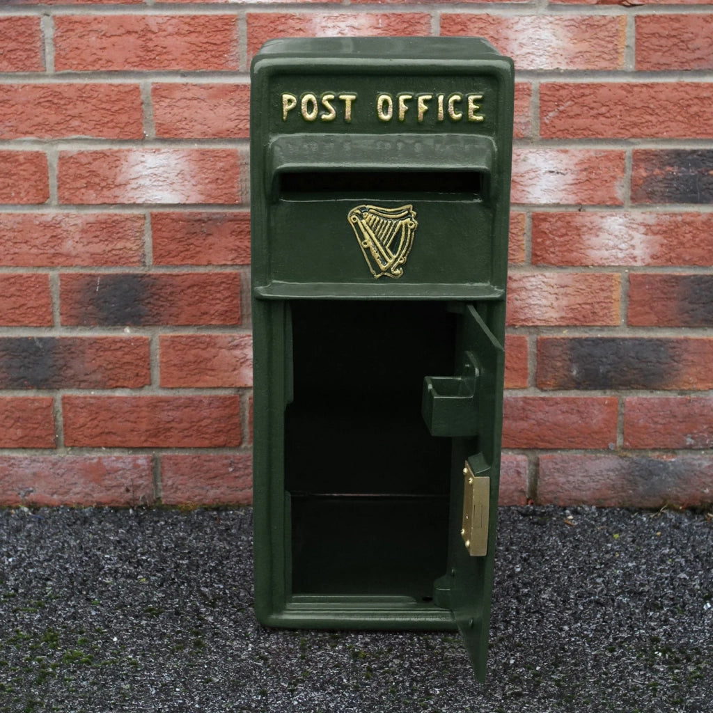 Cassetta Postale per le Lettere in Stile Britannico Inglese in Ghisa da Esterno Bocchetta Lettere Standard UK - Bianco