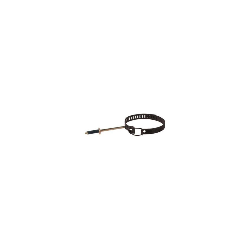 FASCETTA REGGITUBO PER STUFA Ø 80-140 mm - colore nero