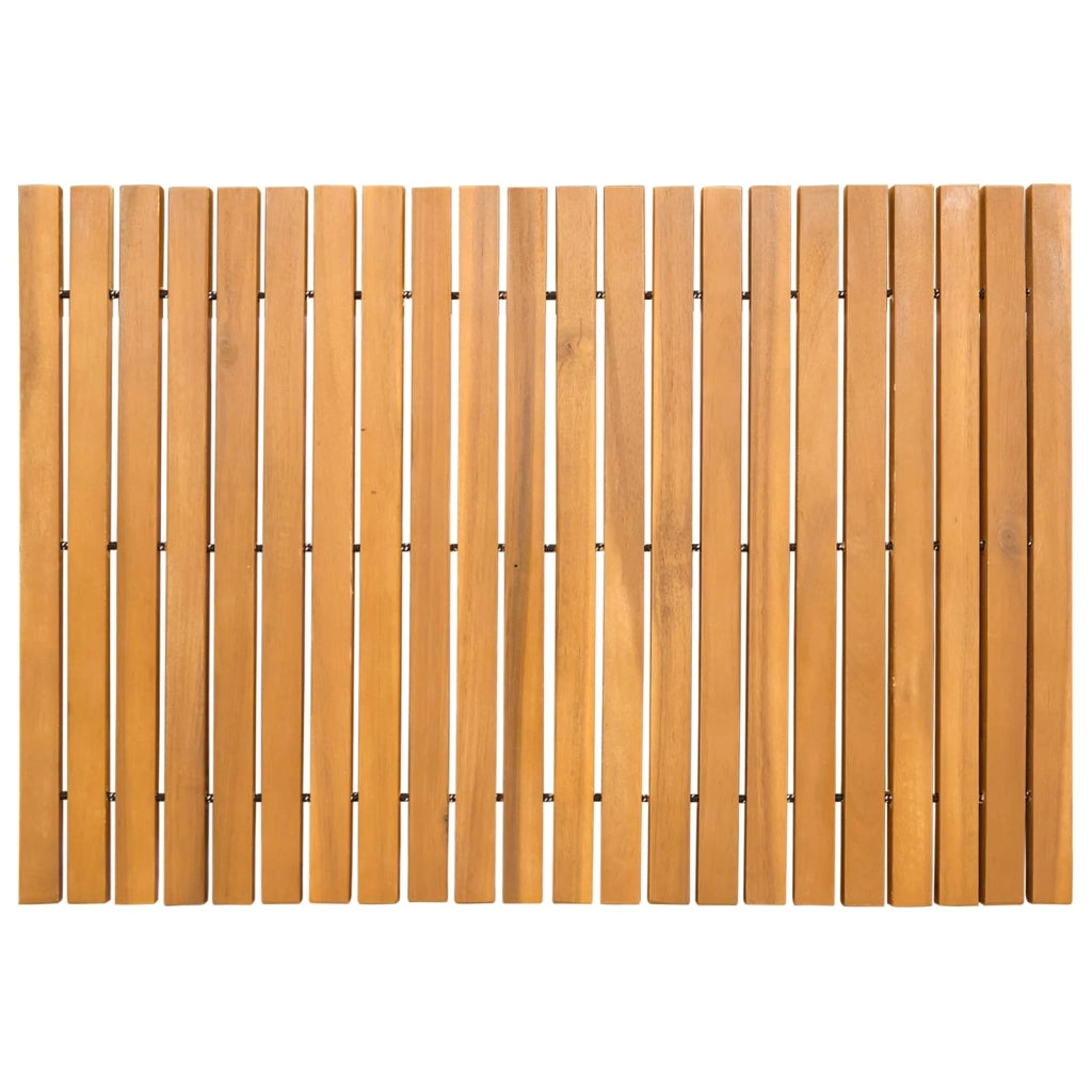 Tappeto da bagno Marrone 60 x 40 cm Legno di Acacia Massello 42025251