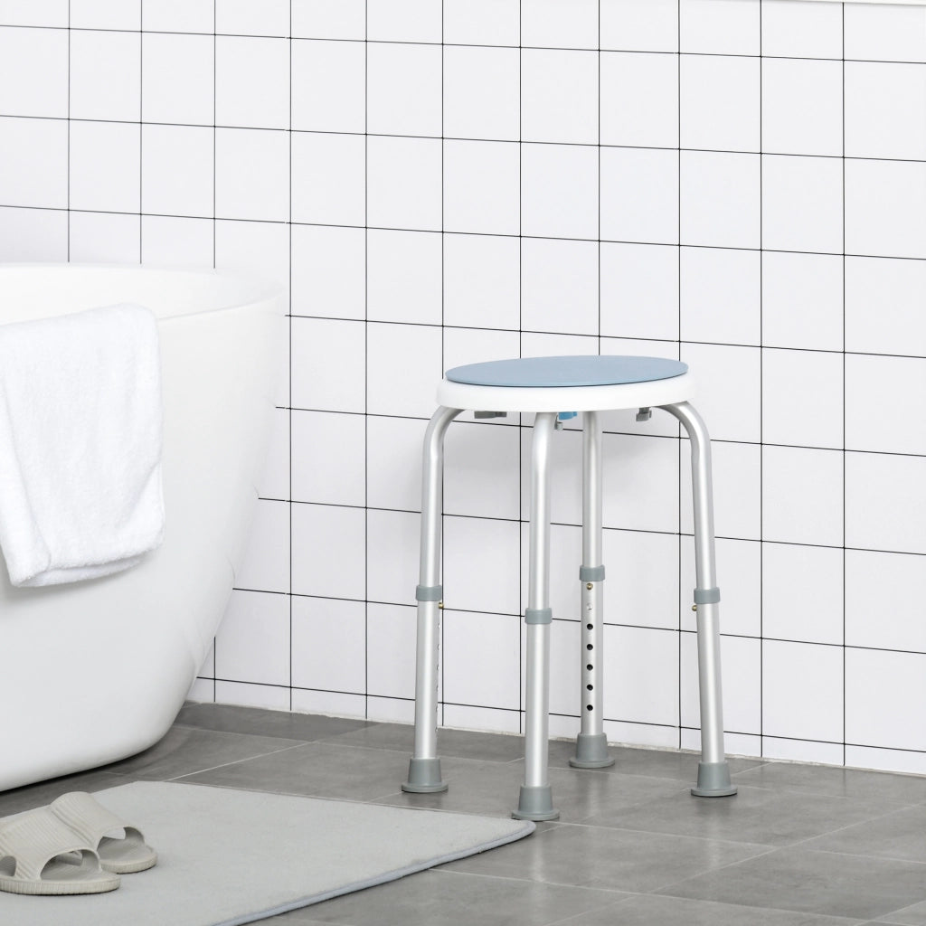 Sgabello da doccia regolabile rotante 360¡ã ¨C zephmum ¨C alluminio