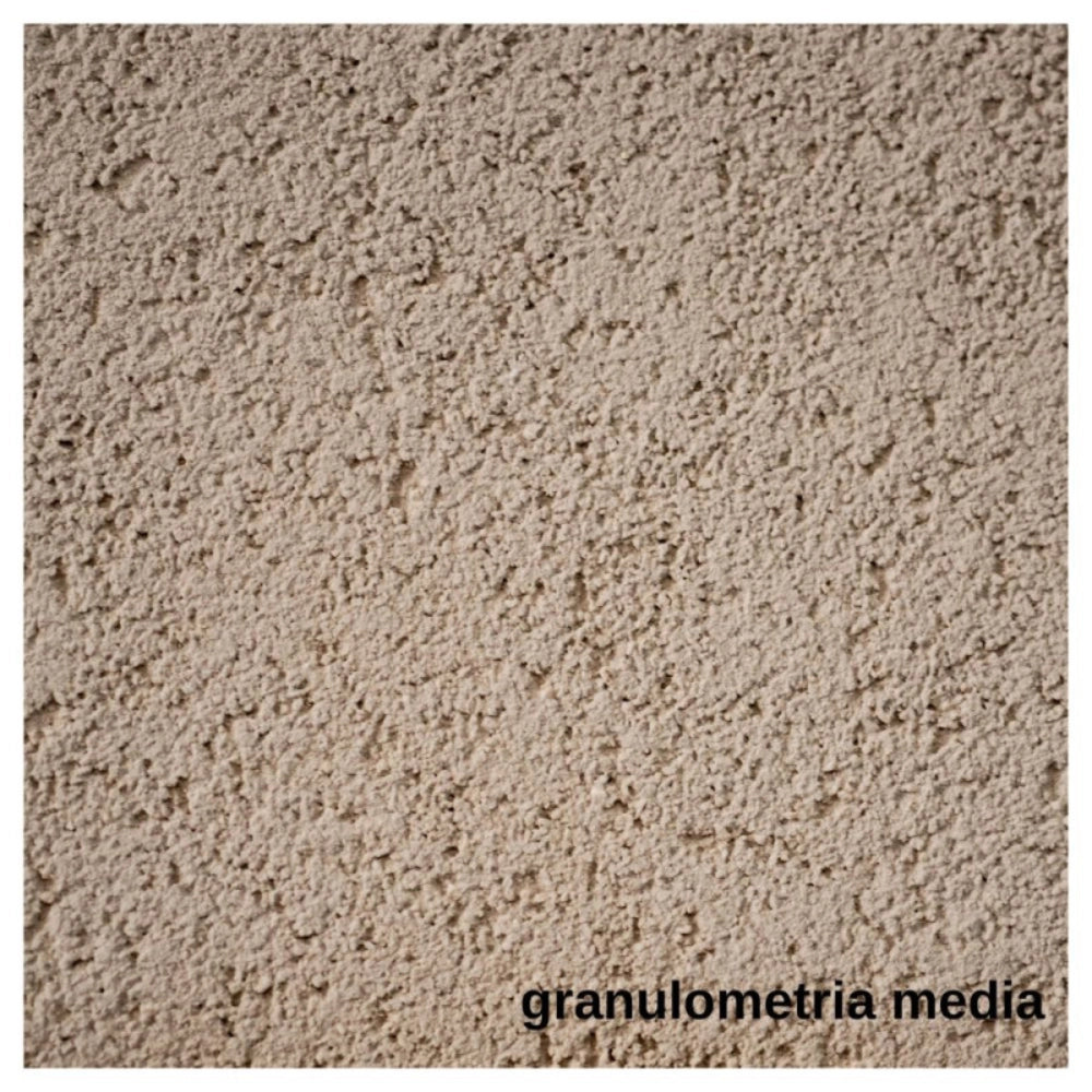 Rivestimento spatolato acrilsilossanico medio per facciate esterne *** formato 8 kg, confezione 1
