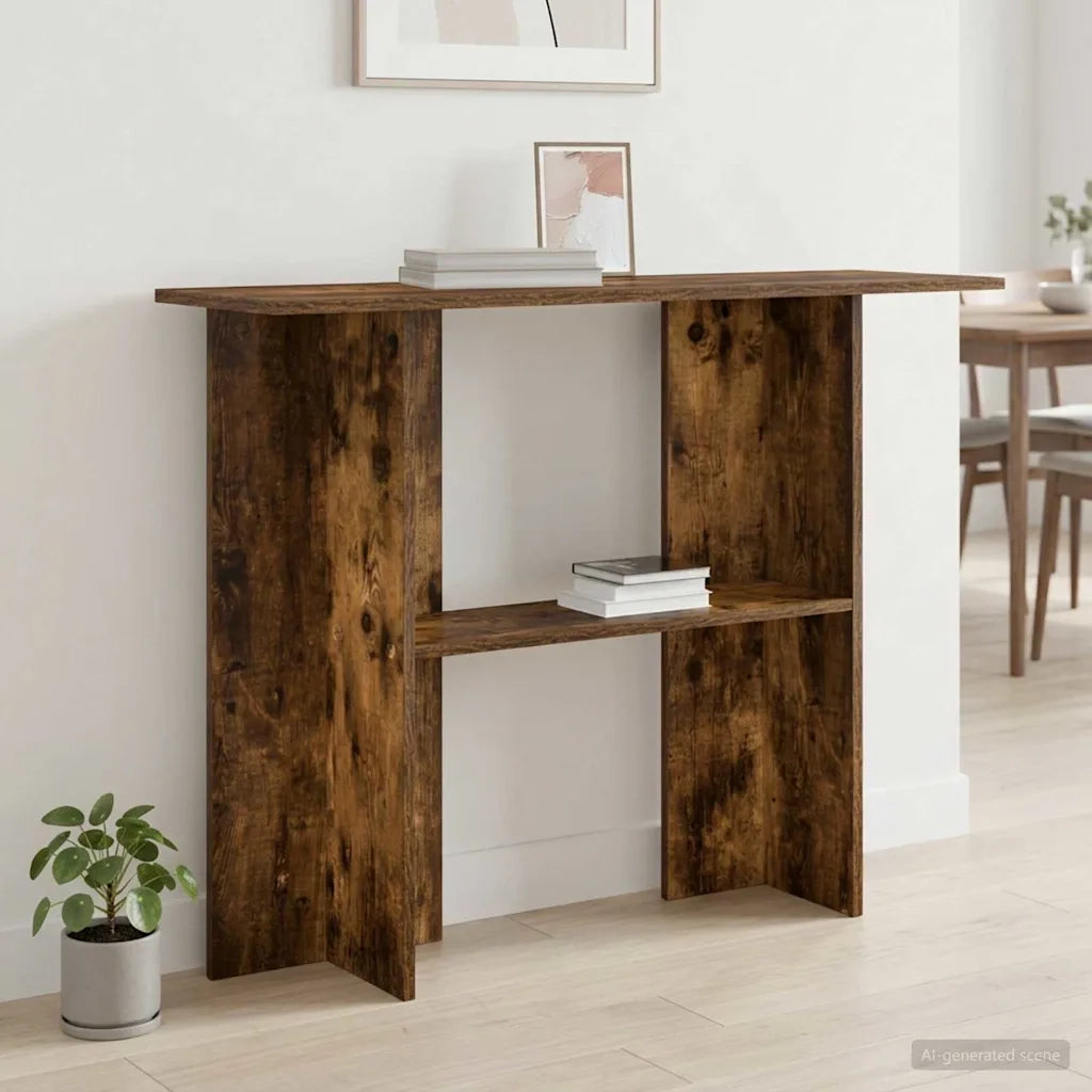 Tavolo consolle Rovere Fumo 100 x 30 x 75 cm