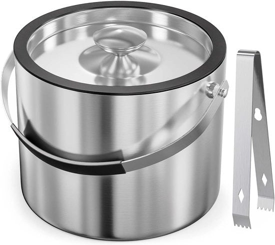 Igloo con Coperchio in Silicone - Acciaio Inox Isolato - 2.2L