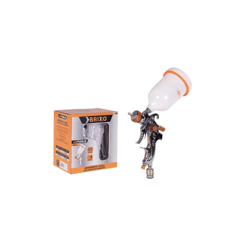 Aerografo Brixo AirForce 600 cc serbatoio superiore – Brixo