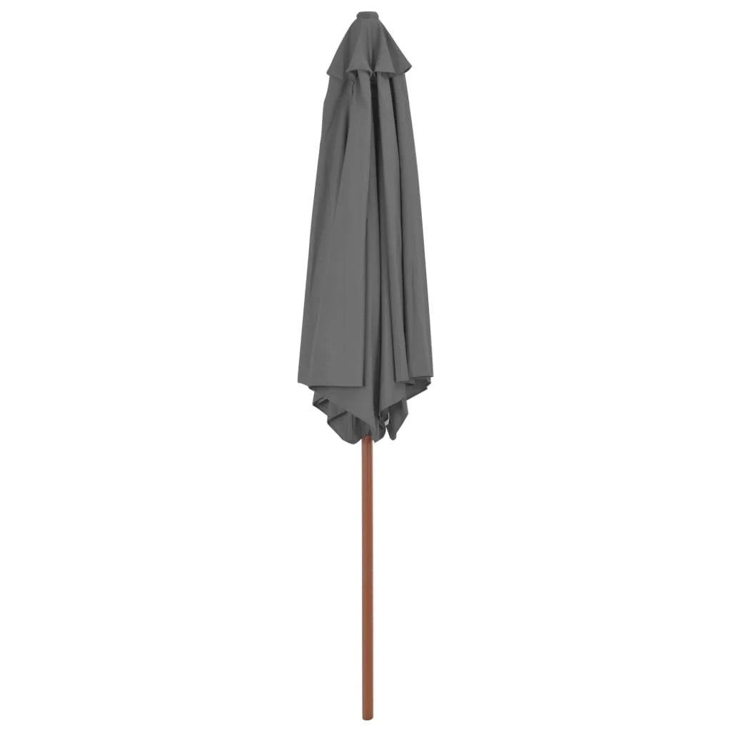 Ombrellone da esterno con palo in legno 270 cm antracite 02_0008246