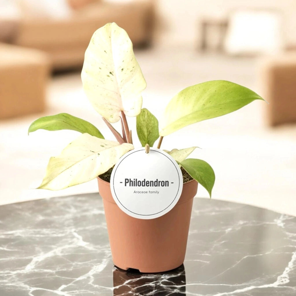 Gardenaria Philodendron 'Snowdrift' - Pianta da interno ornamentale Altezza: 30 cm (vaso 12)