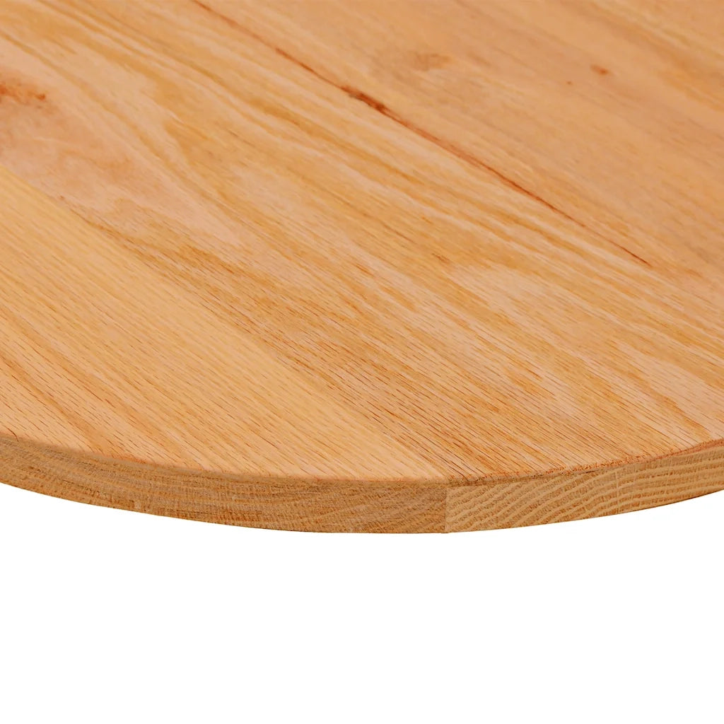 Piano Tavolo | Superficie Tavolo | Piano Scrivania Marrone Chiaro 100x50x2cm in Rovere Massello Ovale