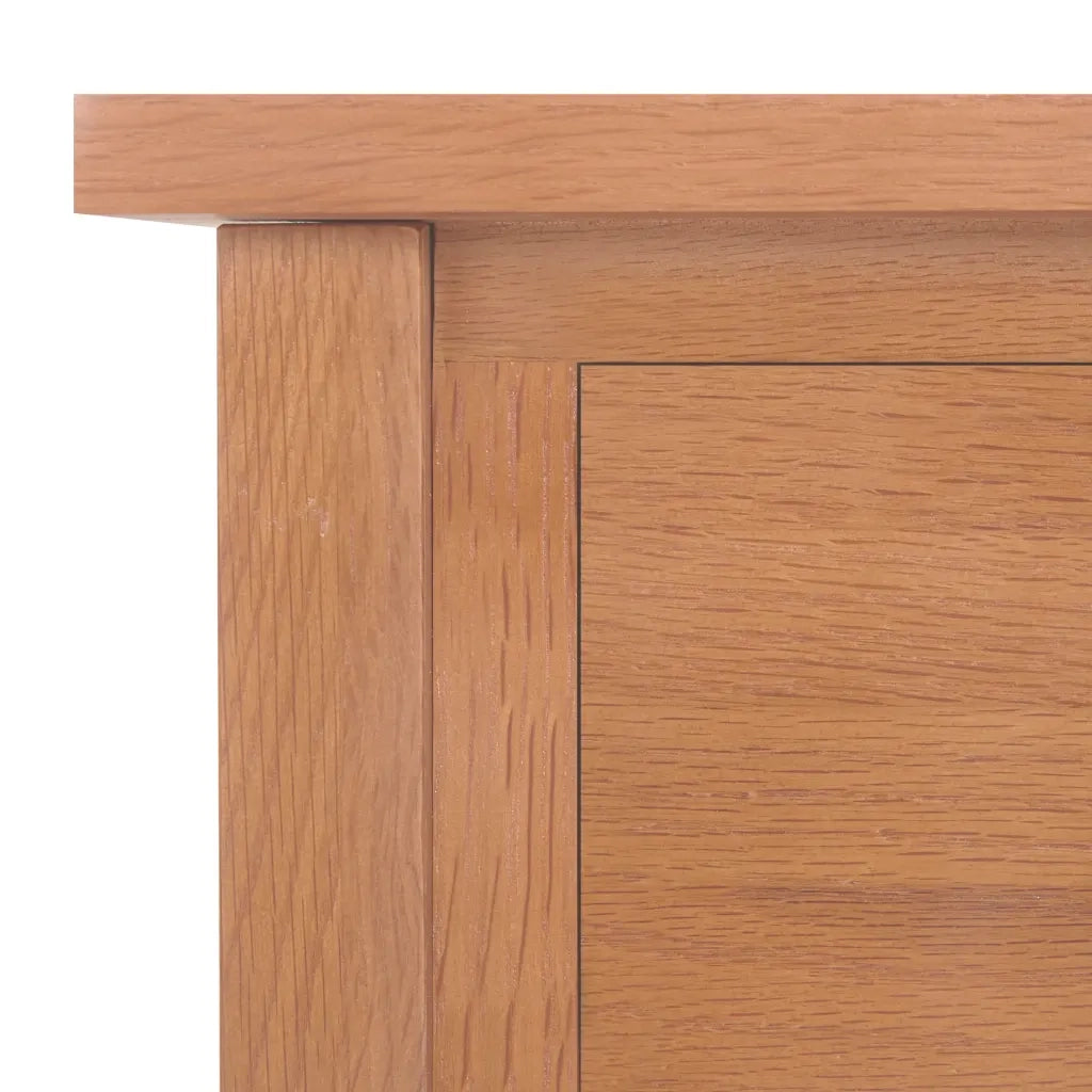 Tavolino Portariviste con Cassetto 35x27x55 cm Legno di Rovere cod mxl 12107