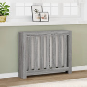 vidaXL Copertura Termosifone Grigio Sonoma 104x20x82 Legno Multistrato