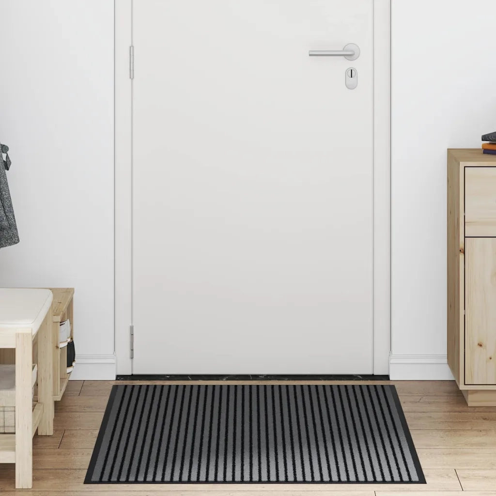 Tappetino Nero 80 x 120 cm Polipropilene 4105594