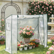 Serra da giardino in PE e acciaio 200x77x169 cm