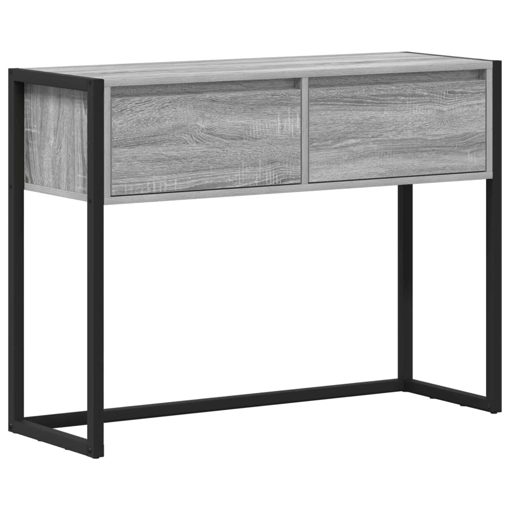 Tavolino Grigio Sonoma 100 x 36 x 75 cm Legno ingegnerizzato 886699