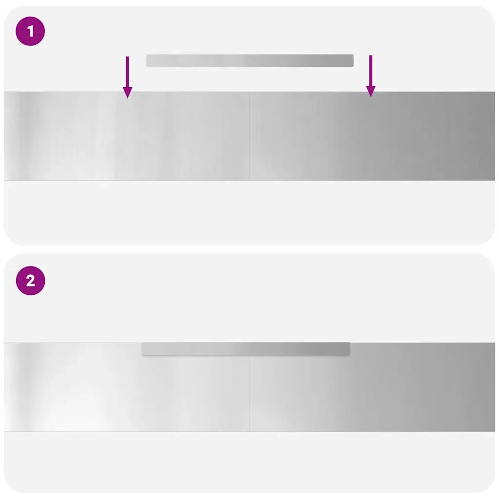 vidaXL Finitura per Prato da Giardino 4 pcs Argento 450 x 15 cm