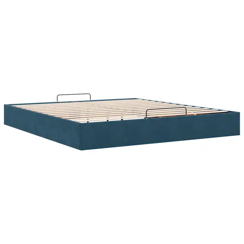 Struttura Letto Pouf senza Materasso 200x200 cm in Velluto 3310989