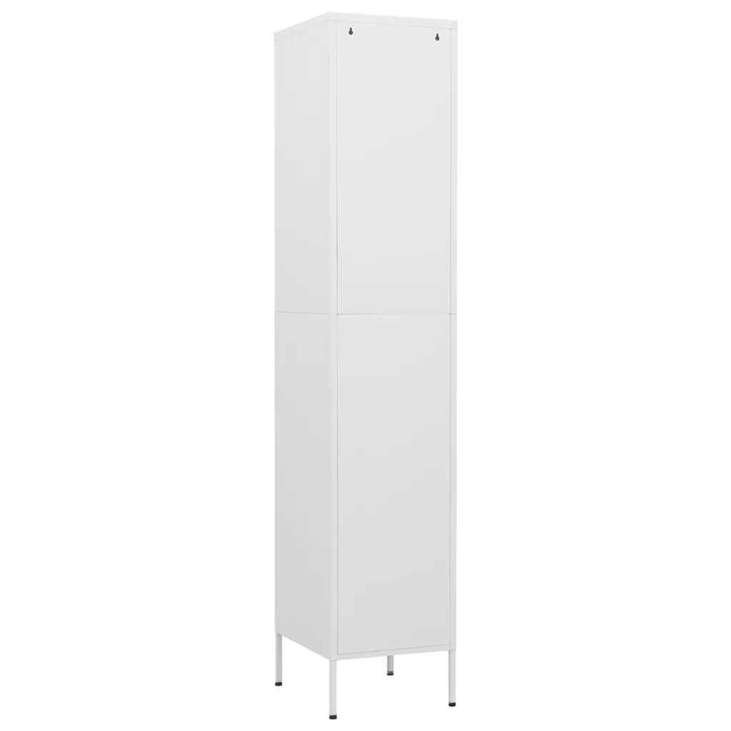 Armadio Bianco 35x46x180 cm in Acciaio cod mxl 43979