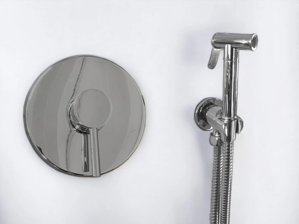 Kit per wc in ottone con miscelatore