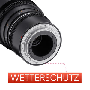 Obiettivo ultragrandangolare MF 14 mm T3,1 VDSLR MK2 – luminoso T3,1 compatibile con attacco Canon RF, lunghezza focale fissa 14 mm, Follow Focus, risoluzione full frame e APS-C 8K