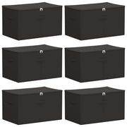 Scatola di Stoccaggio 6 pz Antracite 55 x 35 x 32 cm CFW2663821