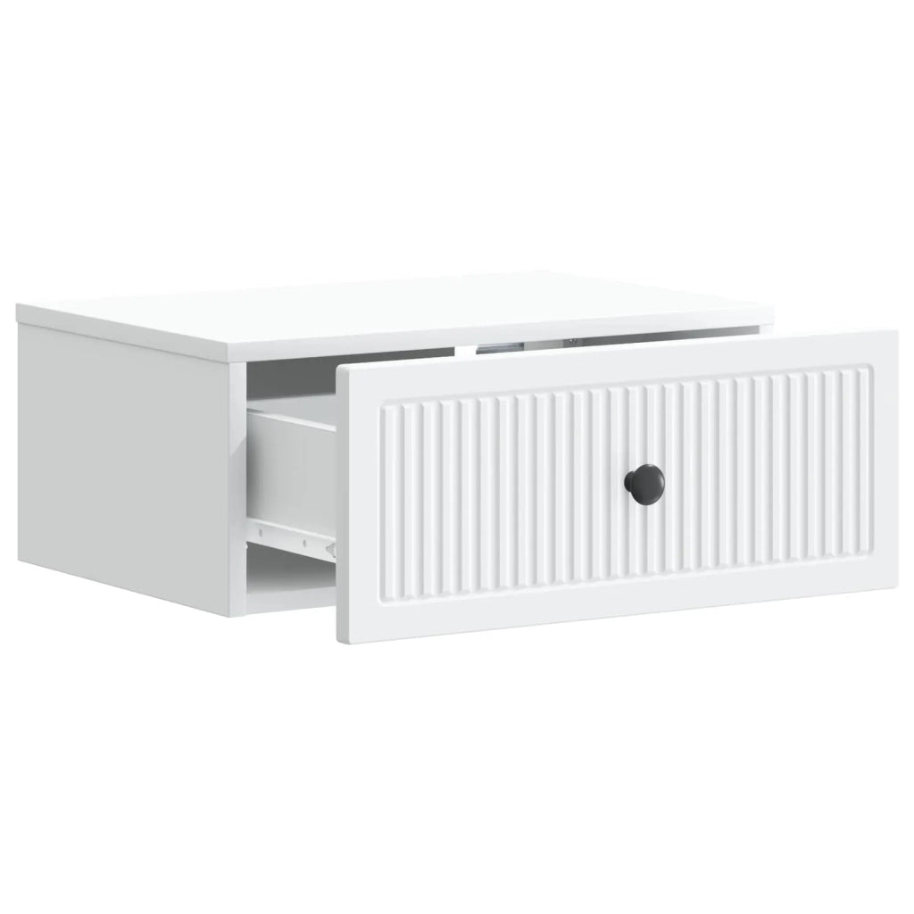 Armadio da Notte con cassetto 2 pcs Bianco 49 x 34,5 x 20 cm