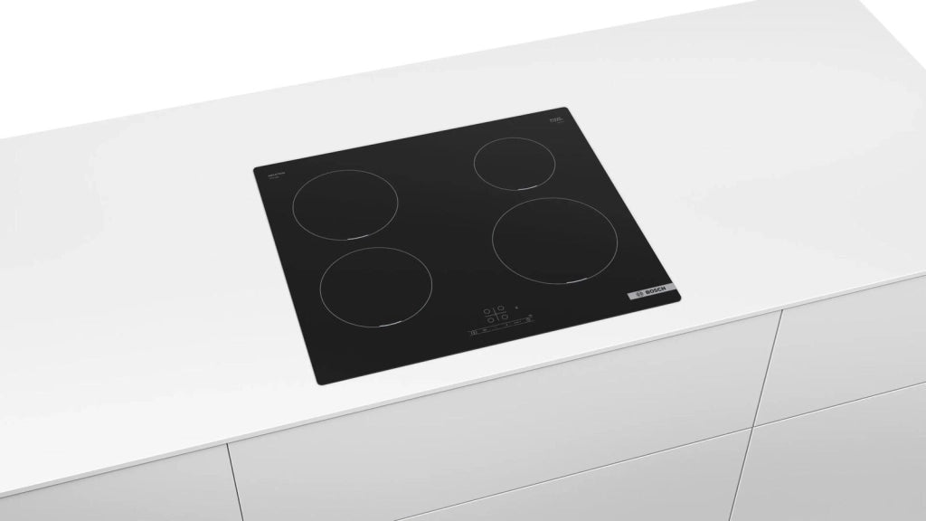 Bosch PUE611BB5J Serie 4 Piano cottura a induzione 60 cm 4 zone Touch Select PowerBoost colore Nero