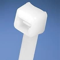 Panduit Cable Tie, 7.4L (188mm), Standard, Nylon, Natural, 100pc fascetta