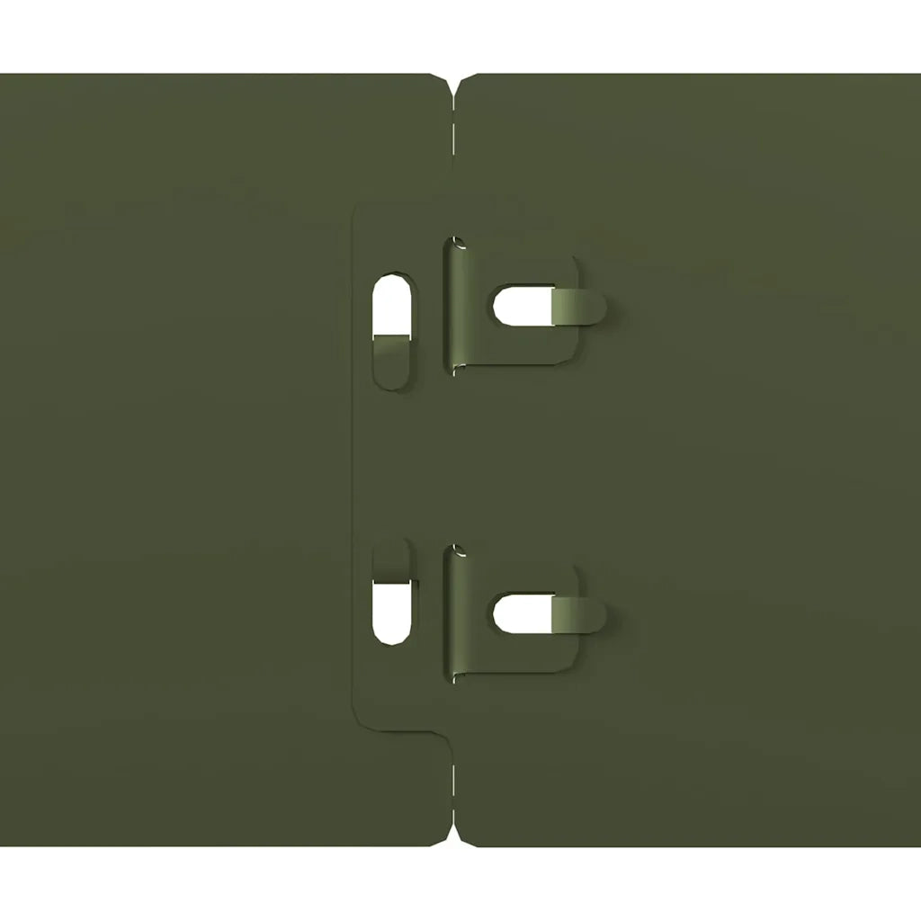 Bordure per Prato 10 pz Verde Oliva Acciaio Laminato a Freddo CFW3197601