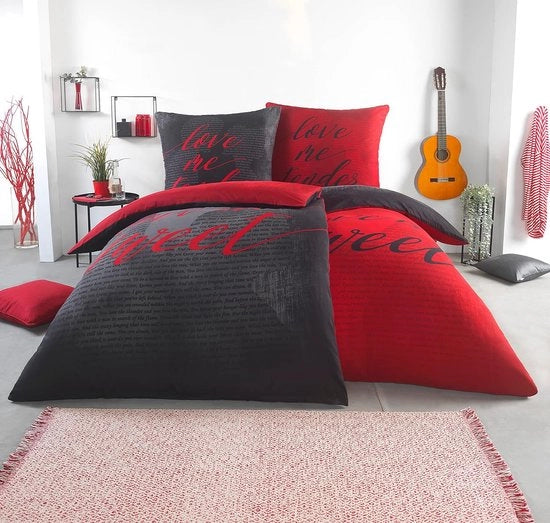 Set di coperte e cuscini in microfibra 4 pezzi per coppia con motivi invertibili | 2x coperta 135x200 + 2x cuscino 80x80 | Set di coperte e cuscini in microfibra 4 pezzi per coppia