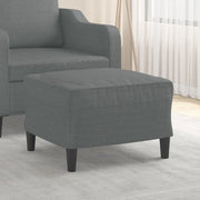 Poggiapiedi Grigio Scuro 60x50x41 cm in Tessuto 349280
