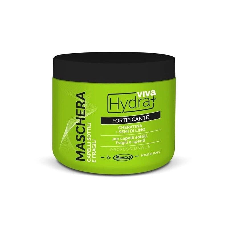HYDRA VIVA+ MASCHERA FORTIFICANTE CON OLIO DI SEMI DI LINO E CHERATINA 500 ML