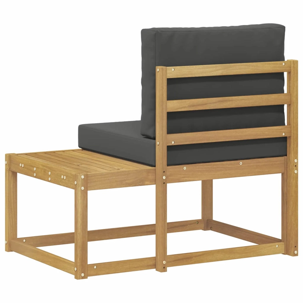 Divano da Esterno con cuscino-Divano da Giardino Bianco 91 x 63 x 73 cm 524049