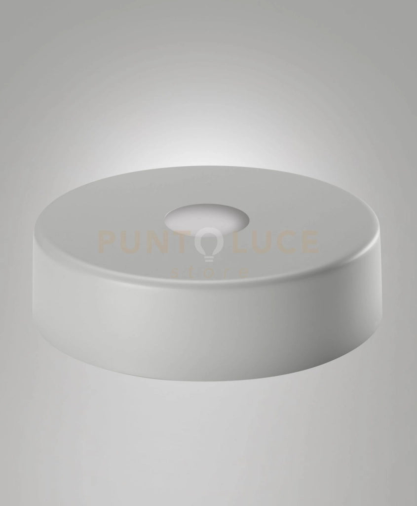 3805-57-288 DIFFUSORE/PARALUME IN METALLO GRIGIO D.35CM H.10CM PER KIT LUCI LED 14W