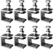 Set di C-clamp di 8 pezzi per lavorazione del legno e riparazione di auto