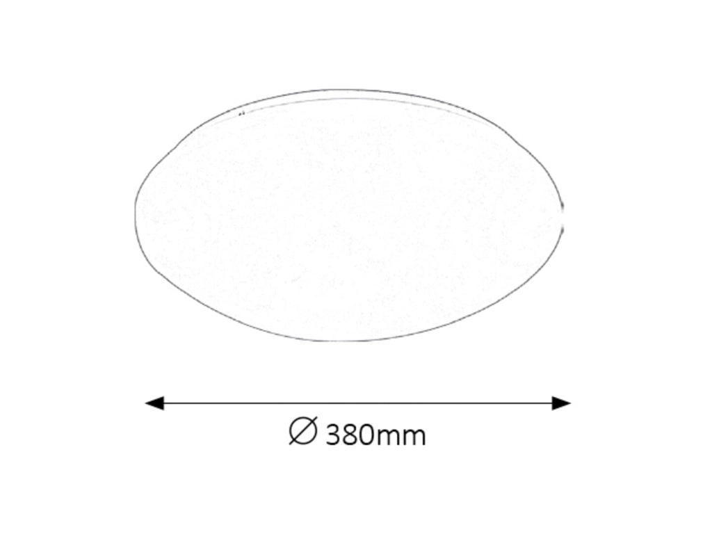Plafoniera LED Rabalux Lucas 3436 38cm 24W bianca 4000K