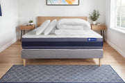 Pacchetto letto completo - Materasso 200x200cm + Box spring con doghe (kit) + 2 cuscini + Piumino - Actimemo Morpho
