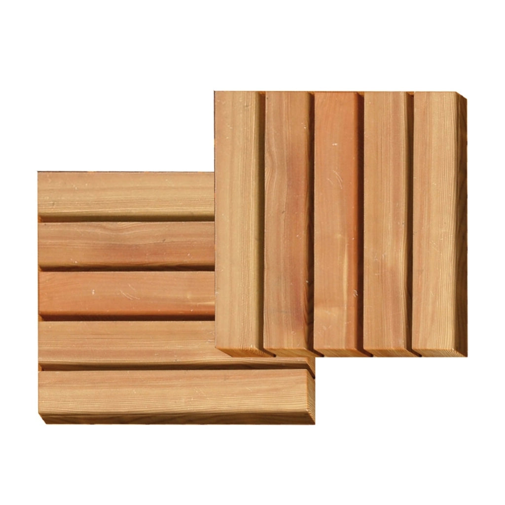 PEDANA LARICE 40X40CM IN PINO IMPREGNATO