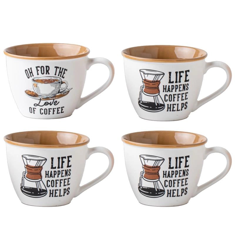 MAURY'S TAZZA DEISGN CAFFE DA 550 CC IN DISEGNO ASSORTITO
