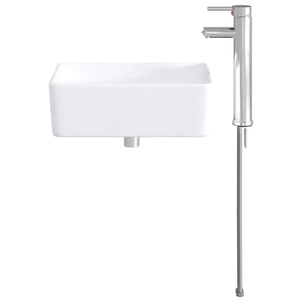 Lavabo da bagno Cromato 40,5 x 30,5 x 13 cm Metallo