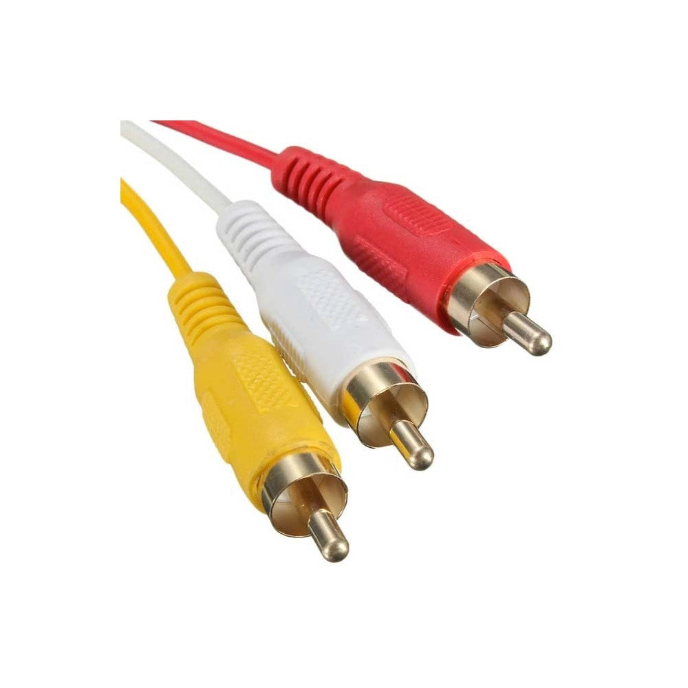 Trade Shop - Cavo Adattatore Convertitore Hdmi Maschio A 3 Rca Audio Video Av 1080p Hdtv 1,5m -