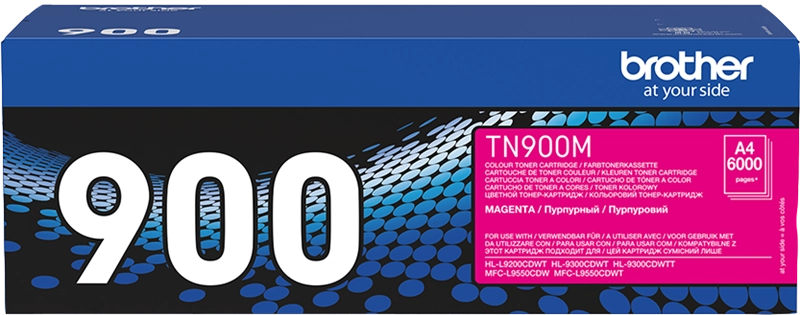 Brother TN-900M cartuccia toner 1 pz Originale Magenta